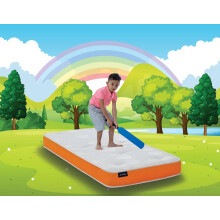 (Orange, Full Foam Mattress) Jumpi Kids Bunkbed 3ft Single Mattress Breathable