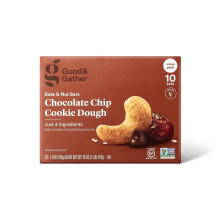 Good & Gather Date and nut Bars Chocolate Chip Cookie Dough 16oz/10ct