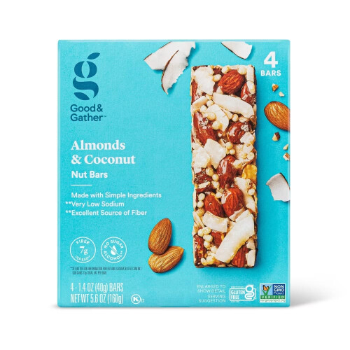 Good & Gather Almonds and Coconut Nut Bar 4ct