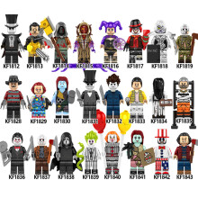 (24pcs-A) 24pcs Halloween Jack Jason Attack Yellow Cloak Master Jimmu Renzi Toys Minifigures Toys