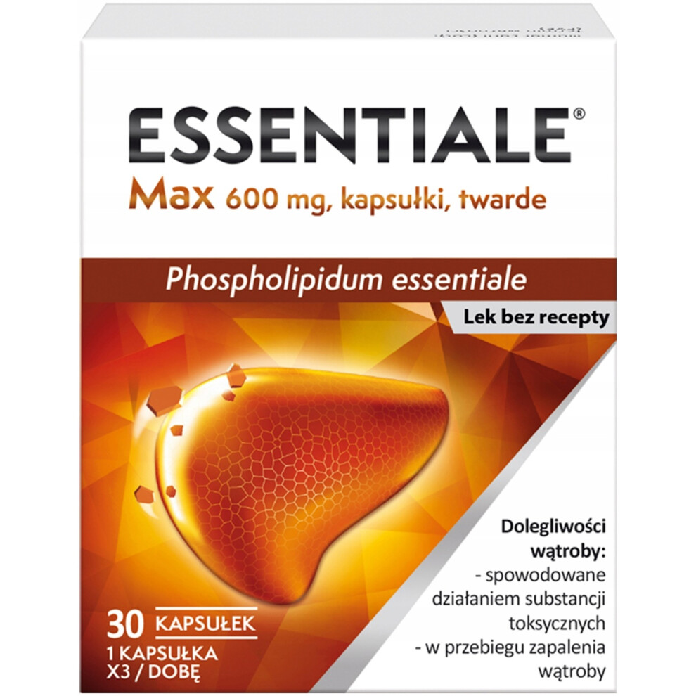 Sanofi Aventic Essentiale Max 600Mg Sanofi Liver Support Protection 30 Capsules