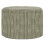 (Mink) Footstool Cord Beanbag Oval Pouffe Filled Ottoman 1