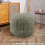 (Mink) Footstool Cord Beanbag Oval Pouffe Filled Ottoman 5