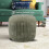 (Mink) Footstool Cord Beanbag Oval Pouffe Filled Ottoman 7