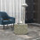 (Mink) Footstool Cord Beanbag Oval Pouffe Filled Ottoman 8