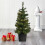 Pre-Lit Artificial Potted Christmas Tree 3ft With 40 Warm White LED's, 6