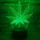 3D Lamp, 420 Marijuana Cannabis Weed Pot Leaf Night Light with 7 Colors Changing 2