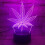 3D Lamp, 420 Marijuana Cannabis Weed Pot Leaf Night Light with 7 Colors Changing 5