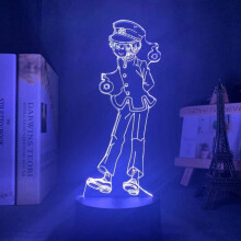 3D Night Light Anime Toilet Bound Hanako kun LED Night Light Hanako kun Figure Model 3D Lamp Bedroom Decoration Anime Lovers Birthday Gifts