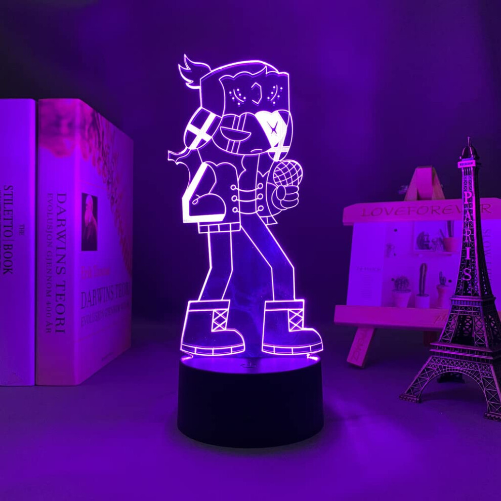 3D Led Lamp Game Friday Night Funkin Ruv Figure for Kids Bedroom Decorative Light Child Birthday Gift Desk Led Night Light FNF