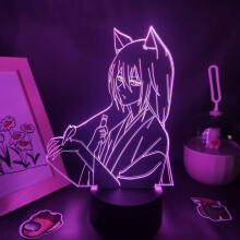 Newest Anime 3D Led Light Kamisama Kiss Tomoe Figure for Bedroom Decor Night Lights Birthday Gift Room 3D Lamp Manga Kamisama Kiss Presen