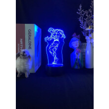 Anime 3D LED Light Night Club Atmosphere Decor Baki The Grappler Baki Hanma Kids Room Lava Lamp