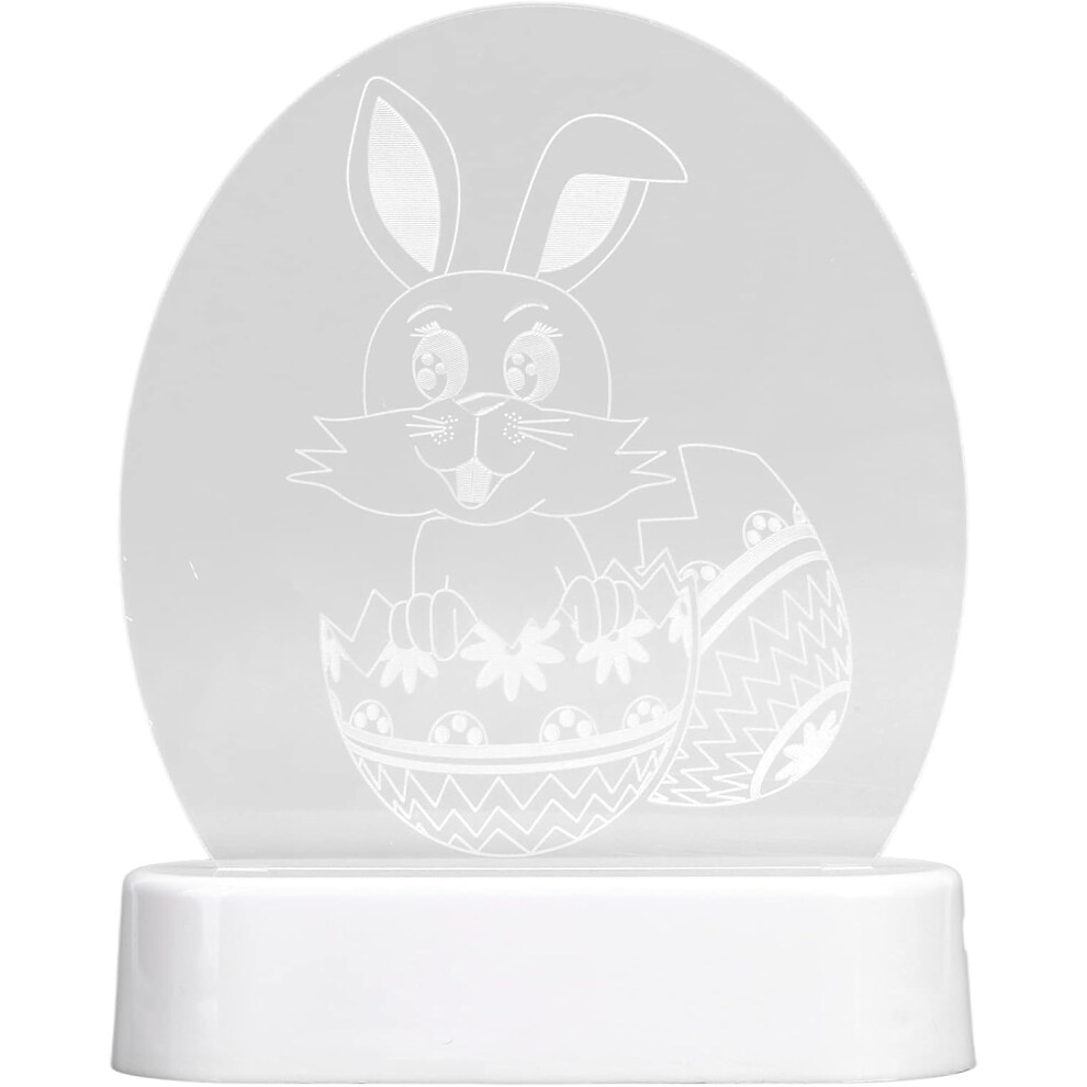 Veeki Led Night Light For Kids, 3D Bunny Lamp Teen Girl, Cute Kawaii Room Decor, Nursery Battery Toddler Baby Night Light Easter Bunny Cute Easter Gif