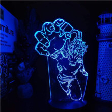 3D Night Light for Kids Shigaraki My Hero Academia Tomura LED Anime LAMP Nightlights Visual Home Decor 7 Color Touch