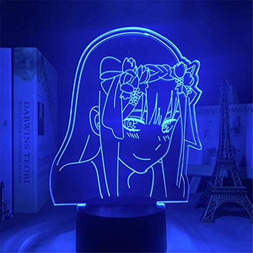 Anime 3D Light Zero Two Lamp Figure LED Night Light Kids Girls Gift ...