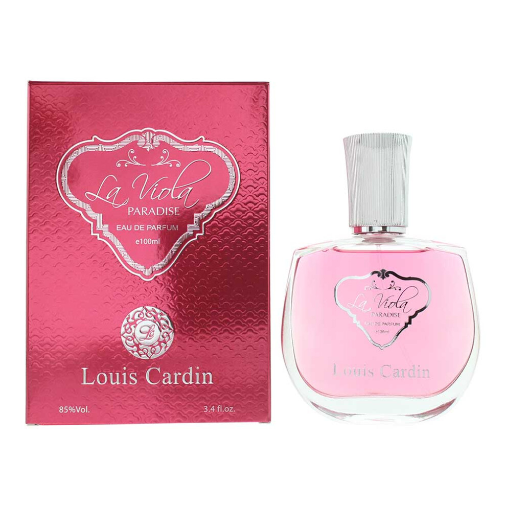 Louis Cardin Women's Pink La Viola Paradise Eau De Parfum 100Ml Spray In - Image 7
