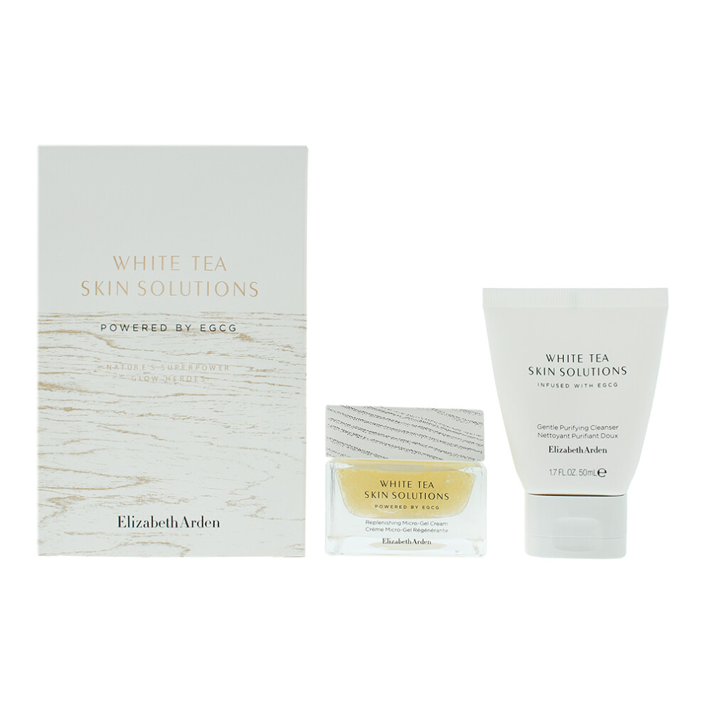 Elizabeth Arden White Tea Skin Solutions 2 Piece Gift Set For Unisex