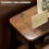 Homcom HOMCOM Narrow Side Table with Storage, Bedside End Table, Rustic Brown 4
