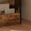 Homcom HOMCOM Narrow Side Table with Storage, Bedside End Table, Rustic Brown 8