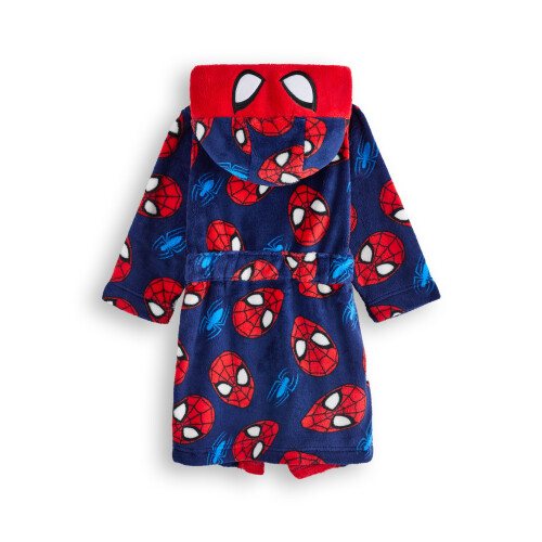 Marvel (9-10 Years) Marvel Spiderman Hooded Bathrobe (Boys Red) 1