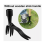 Zinc-Aluminium Alloy Stand Up Weed Puller Tool 4 Claw Removal Head 9