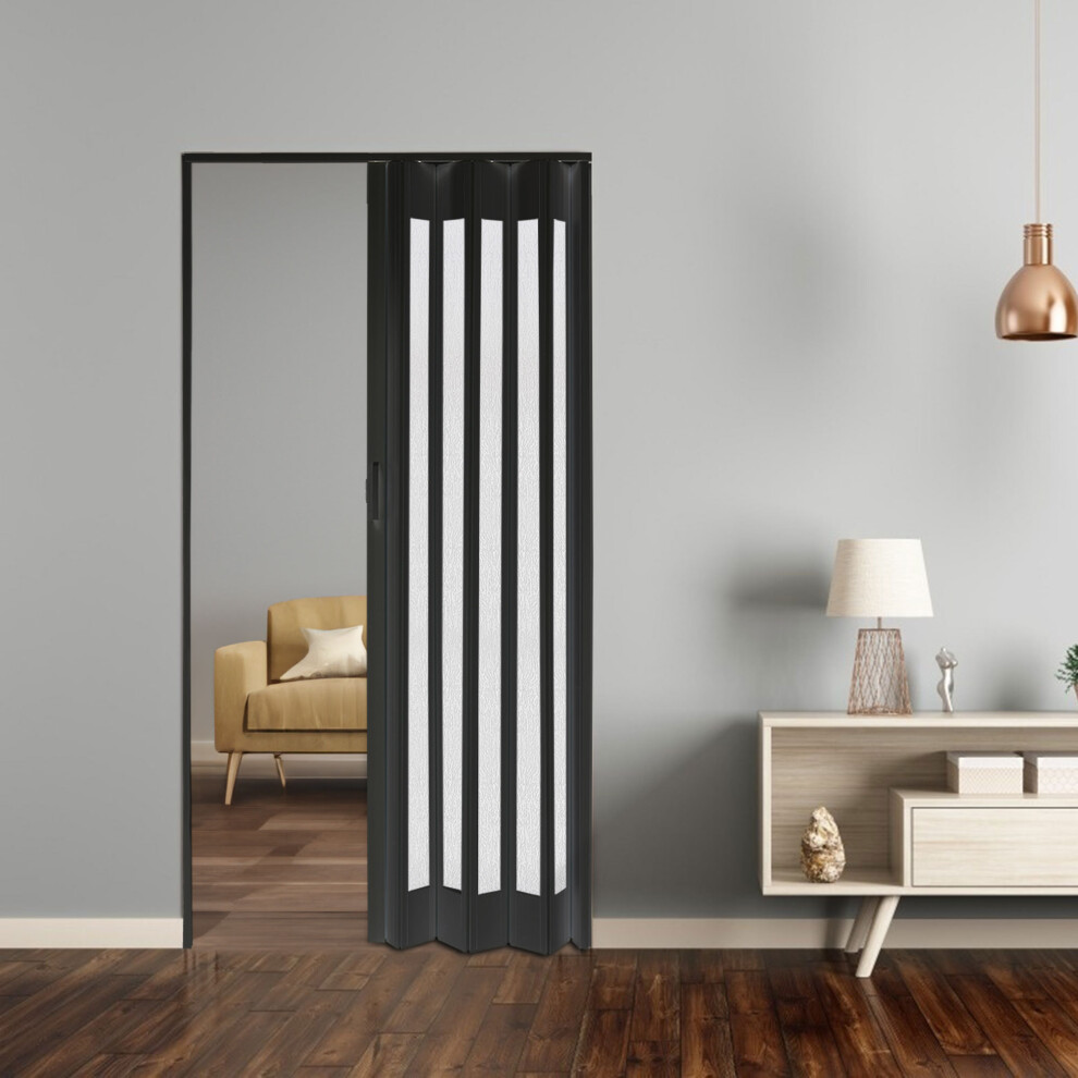 (Kassod Tree, 6mm) 6/10mm Internal Folding Door PVC Sliding Panel Accordion Concertina Room Divider