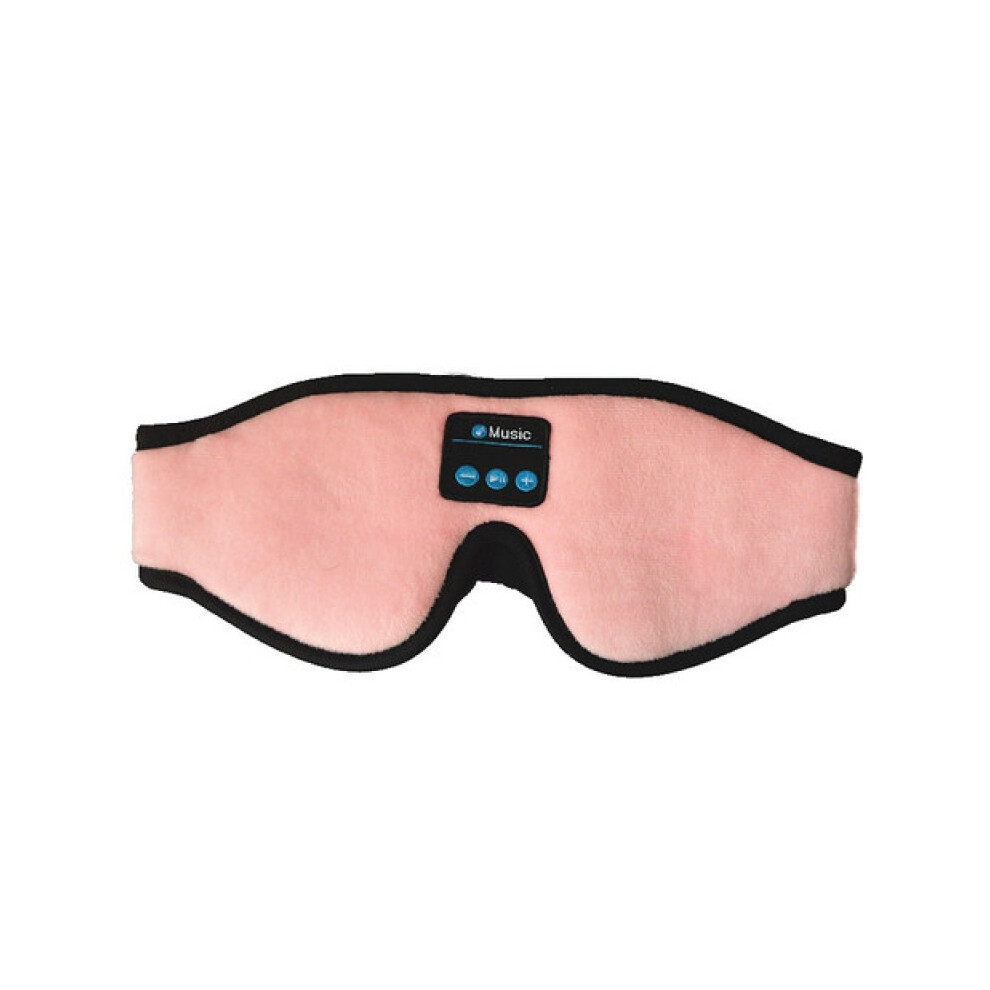 Pink (Pink) Mask For Sleep Headphones Bluetooth 3D Eye Mask Music Play Headphones With Built-In Hd Speaker For Side Sleepers