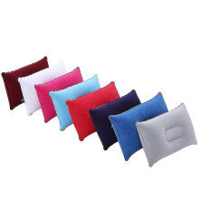 (White) 2pcs Inflatable Pillow Camping Travel Soft Blow-up