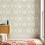 Living And Home Retro Flower Textured PVC Wallpaper Roll 3