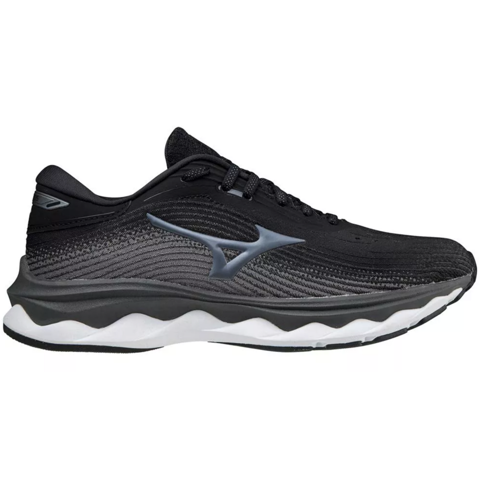 (US 9.5) Mizuno Womens Wave Sky 5 D Running Athletic Shoes Runners Sneakers - Black