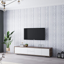 Retro Flower Textured PVC Wallpaper Roll