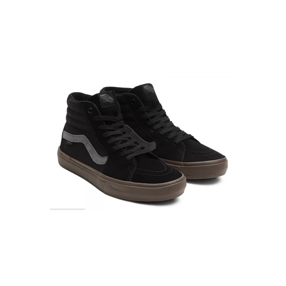 (US 6) Vans Mens BMX SK8-HI Shoes High Top Runners Sneakers Skate - Black/Dark Gum