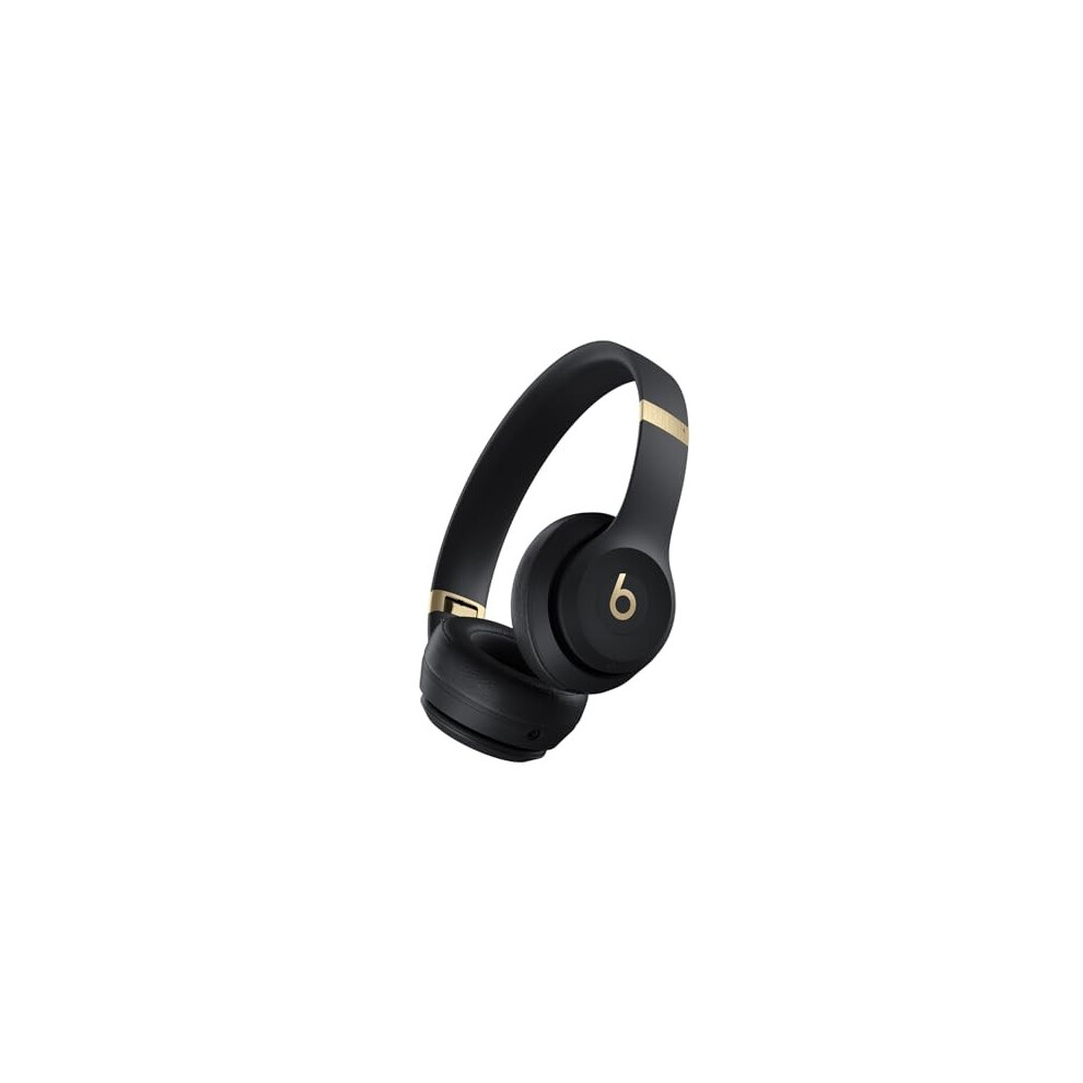 Beats Solo 4 Wireless Headphones Black and Gold