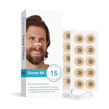 (White 15pcs) Nasal Breathing Dilators Magnetic Nasal Strips Increase Air Intake Improve Sleep Quality
