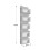 Living And Home 5 Pockets Over the Door Non Woven Fabric Organizer Grey 5