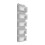 Living And Home 5 Pockets Over the Door Non Woven Fabric Organizer Grey 2