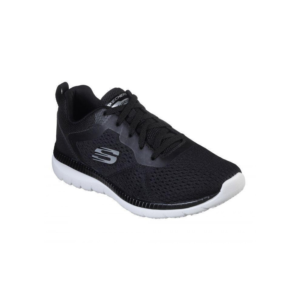 (US 7) Skechers Womens Bountiful - Quick Path Shoes Sneakers Runners - Black/White