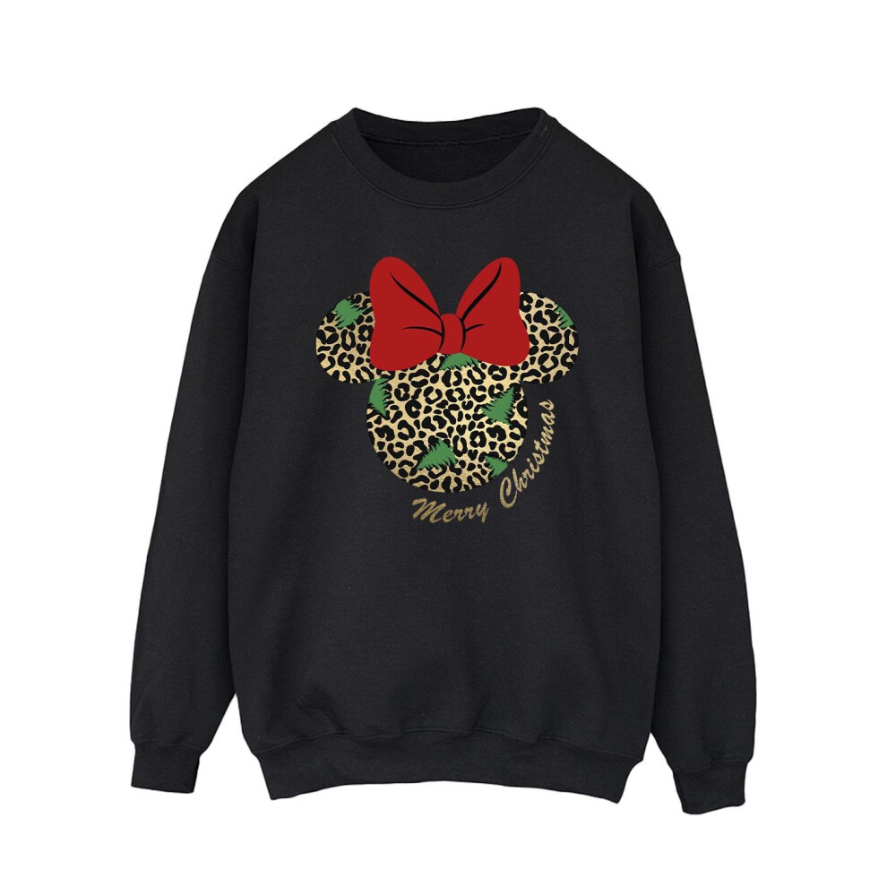 Minnie Mouse Leopard Christmas Sweatshirt