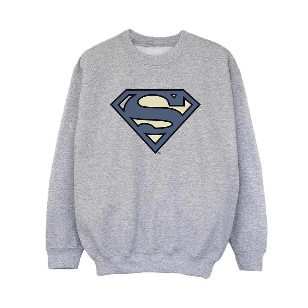 Superman Indigo Blue Logo Sweatshirt