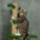 PawHut PawHut 242cm Floor to Ceiling Cat Tree with Leaves Scratching Post, Green 8