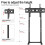 Floor Standing TV Mount Bracket Height Adjustable for 32-65 inch TV 3