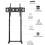 Floor Standing TV Mount Bracket Height Adjustable for 32-65 inch TV 5