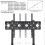 Floor Standing TV Mount Bracket Height Adjustable for 32-65 inch TV 6