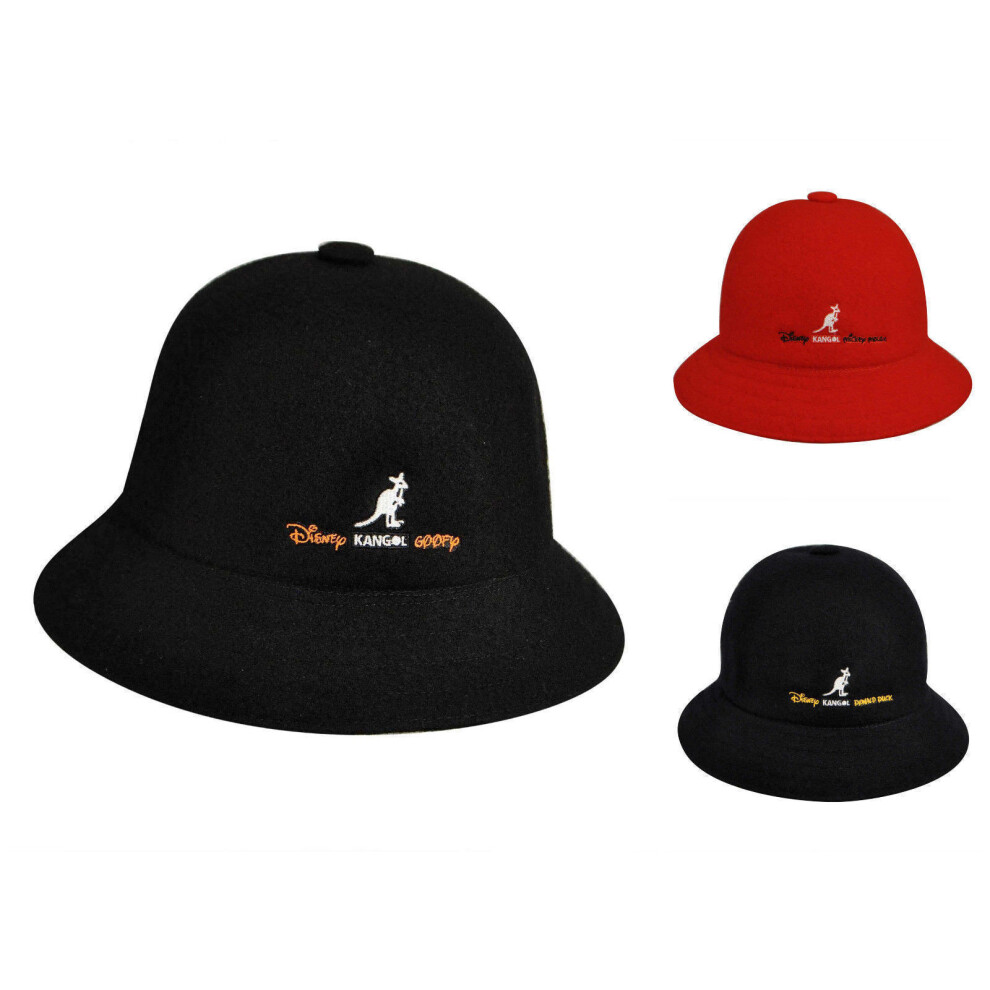 (Red, L) KANGOL Disney Casual Bucket Hat K1489FA Wool Blend 75th Anniversary Winter Cap