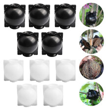 (White, M) 10 Pack Plant Rooting Deviceplant Root Growing Box For Plant Propagation Reasable Propagation Rooting Ball