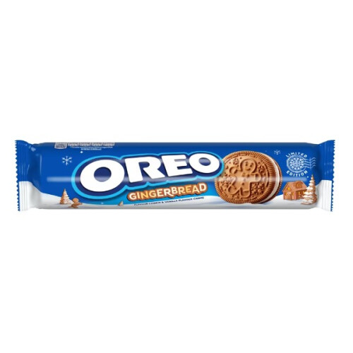 (Pack Of 6) OREO Gingerbread Cookie Sandwich Biscuits 154g