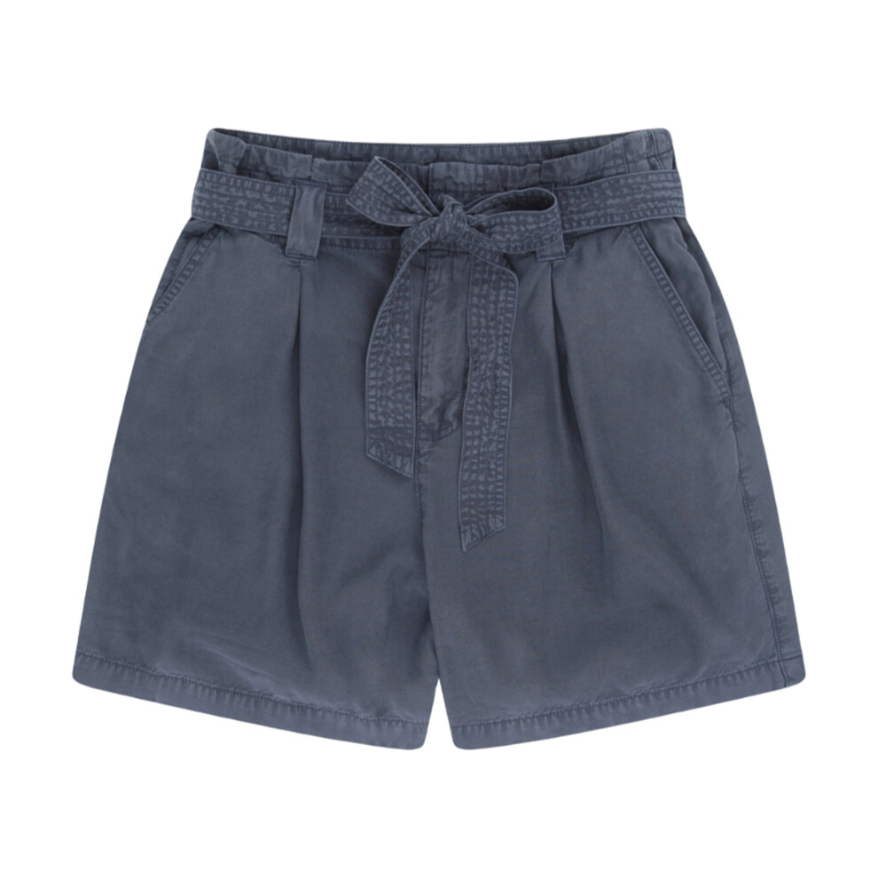 (6 UK, Navy) Animal Womens/Ladies Loren Paperbag Shorts