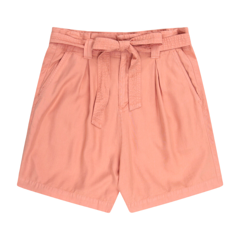 (6 UK, Pink) Animal Womens/Ladies Loren Paperbag Shorts