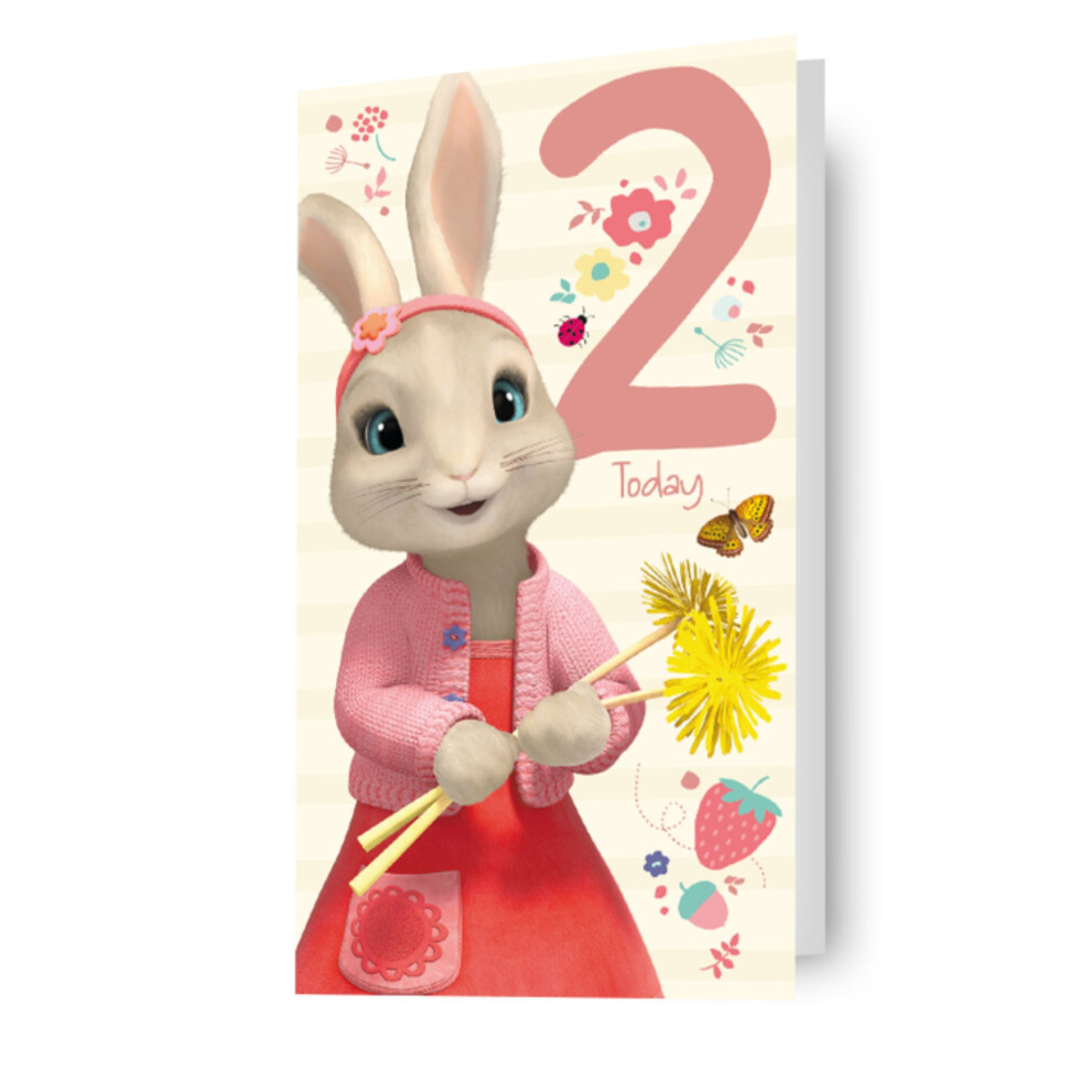 Peter Rabbit Age 2 Birthday Card