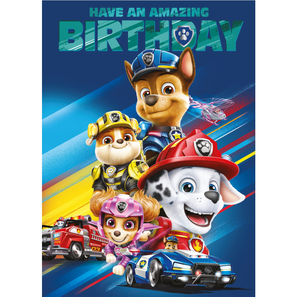 Paw Patrol Birthday Card